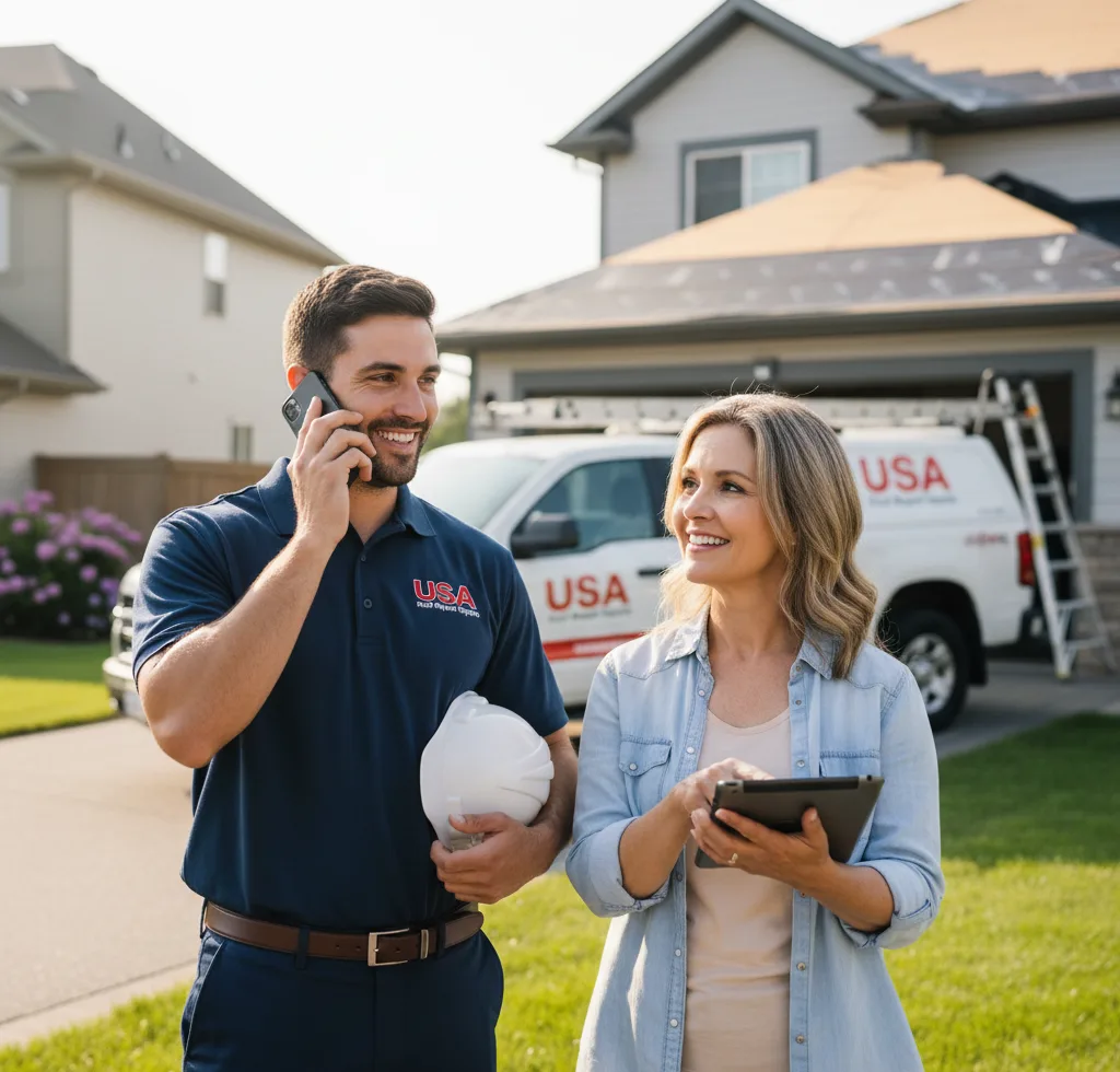 USA Roof Repair Experts customer support in Mayfield